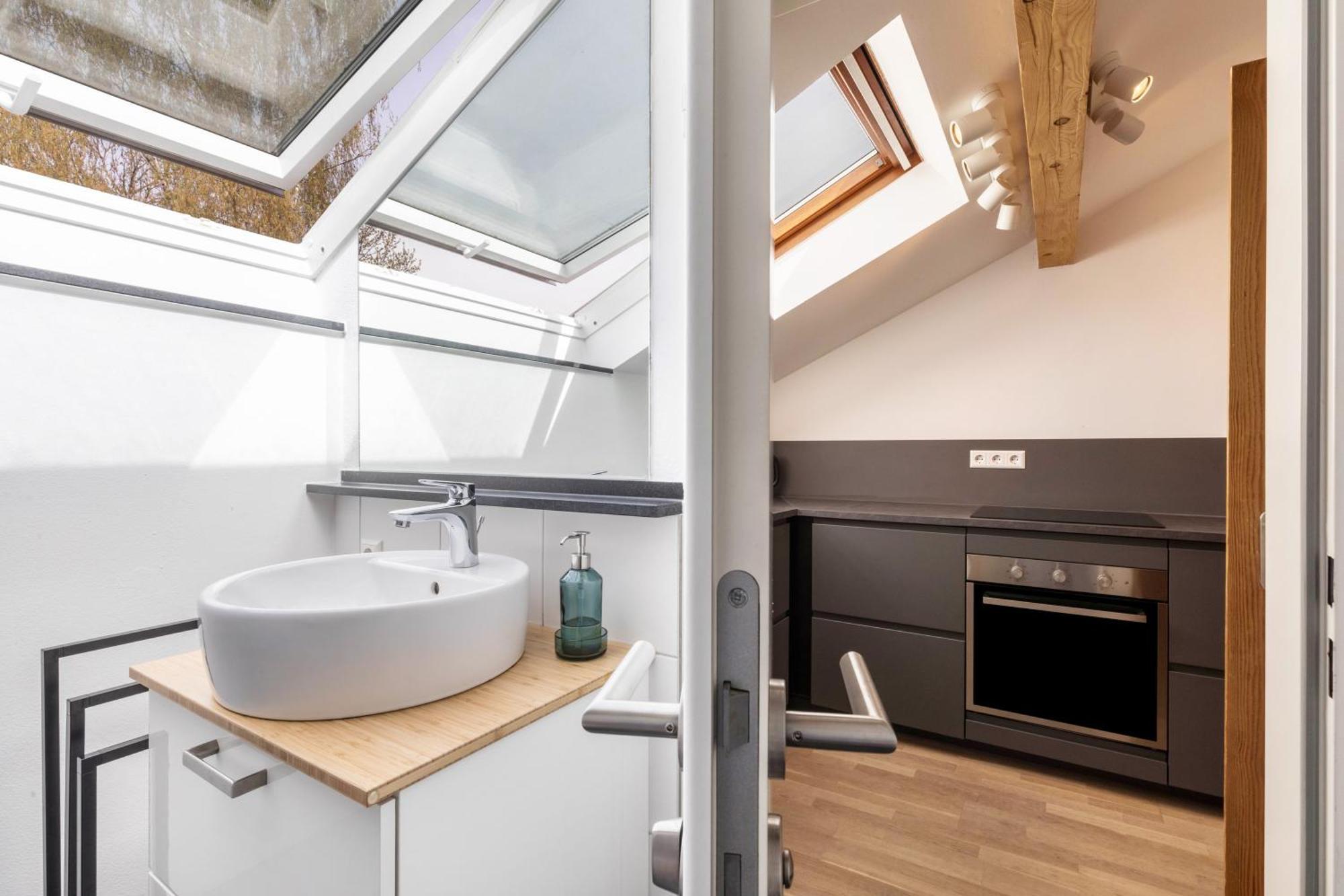 Ferienwohnung Lautertal Loft Blaustein Exterior foto