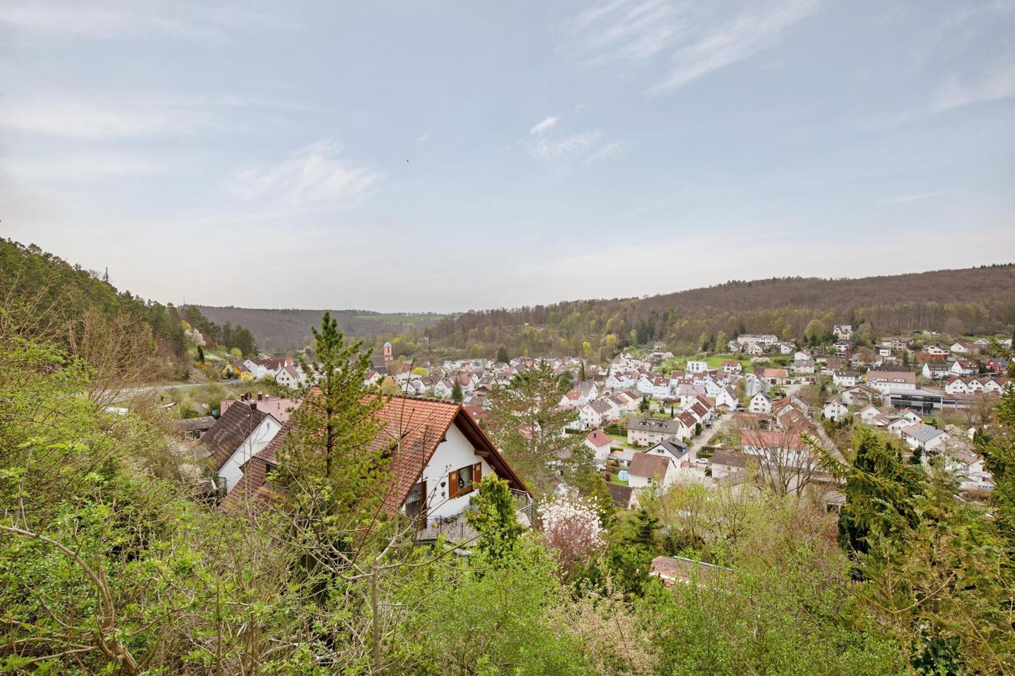 Ferienwohnung Lautertal Loft Blaustein Exterior foto