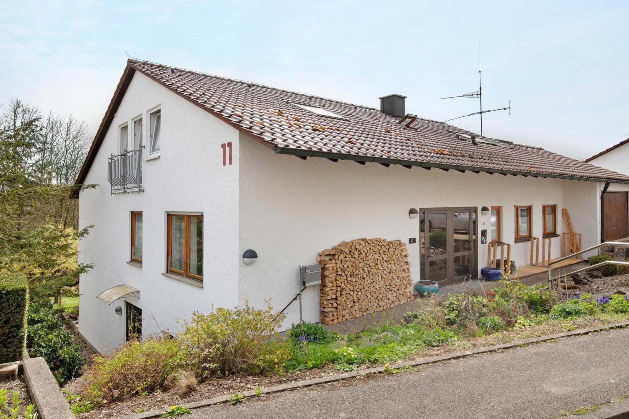Ferienwohnung Lautertal Loft Blaustein Exterior foto
