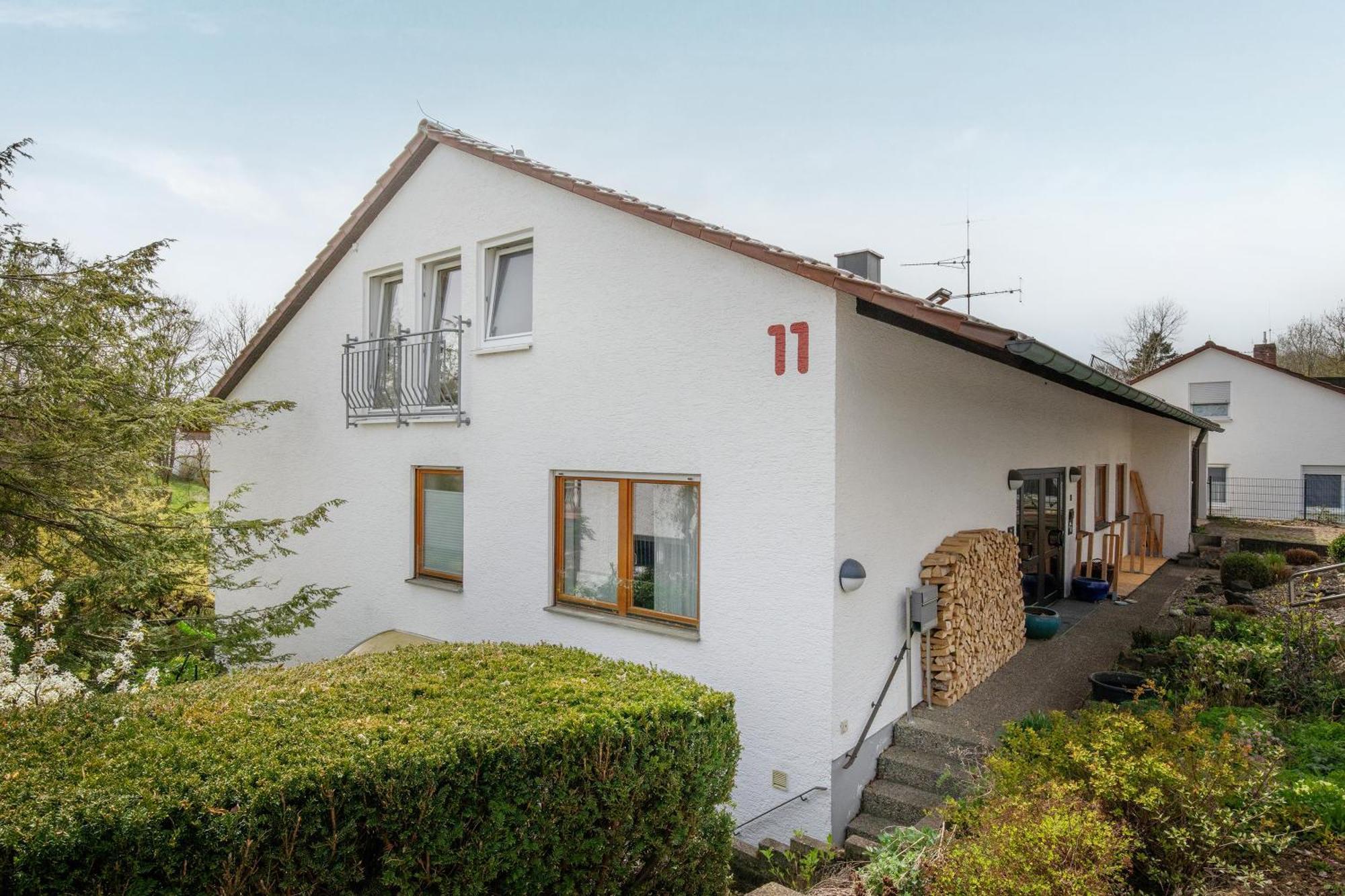 Ferienwohnung Lautertal Loft Blaustein Exterior foto